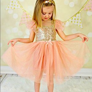 Just Couture Pink Sequin dress